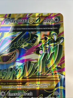 M Rayquaza ex #98 Jumbo Promo Card Pokemon Tcg Ancient Origins Full Art Gold HP - Image 4
