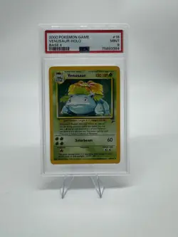 2000 Pokemon Base Set II 2 18/130 Venusaur Holo PSA 9 MINT - Image 1