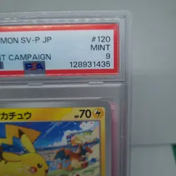 PSA 9 2023 POKEMON JAPANESE SV-P PROMO 120 PIKACHU GYM EVENT CAMPAIGN Mint Grade - Image 2