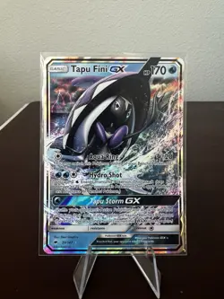 Tapu Fini GX 39/147 Ultra Rare SM - Burning Shadows Pokemon Card - Image 1