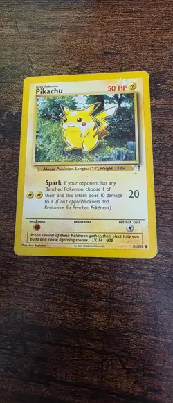 Pikachu 86/110 Common Legendary Collection Pokemon Moderately Played - Image 1