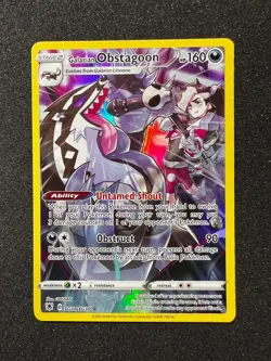 Galarian Obstagoon TG10/TG30 Swsh10: Astral Radiance Trainer Gallery Holo NM - Image 1