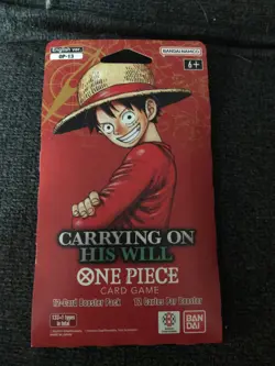 One Piece TCG OP-13 Carrying On His Will Sleeved Booster Pack Lot of 7 English - Image 3