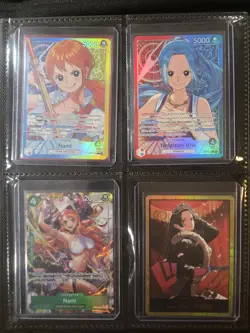 One Piece TCG Nami OP11-041 Alternate Art Leader A Fist of Divine Speed NM - Image 1