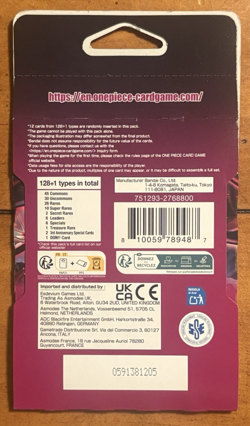 Bandai One Piece TCG A Fist of Divine Speed OP-11 Sleeved Booster Pack - English - Image 2