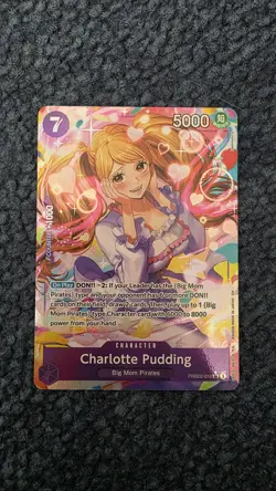 Charlotte Pudding PRB02-010 Alternate Art Premium Booster The Best Vol. 2 Foil. - Image 1