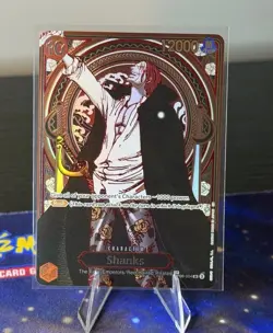 One Piece Shanks OP09-004 SP Silver 3rd Anniversary Carrying On His Will English - Image 1