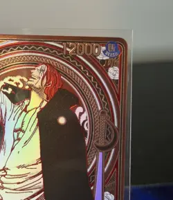 One Piece Shanks OP09-004 SP Silver 3rd Anniversary Carrying On His Will English - Image 3