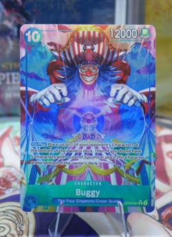 • Buggy • OP09-051 Alt Art Emperors in the New World One Piece TCG NM English - Image 1