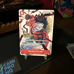 Monkey D. Luffy ST01-012 3rd Anniversary Promo Alt Art One Piece TCG English NM - Image 1