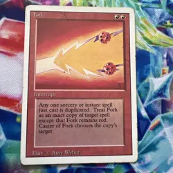 Fork, Revised Edition (3ED) Moderately Played (MP) Magic the Gathering (MTG) - Image 2
