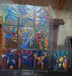 1994 Marvel Universe Series Suspended Animation Complete Set x 10 Good Con - Image 1