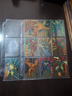 1994 Marvel Universe Series Suspended Animation Complete Set x 10 Good Con - Image 2