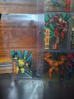 1994 Marvel Universe Series Suspended Animation Complete Set x 10 Good Con - Image 5