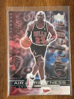 Upper Deck 1999-00 Air of Greatness Michael Jordan #146 Bulls NBA Insert - Image 1