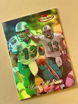 1998 TOPPS - GOLD LABEL - DAN MARINO # 30 RED LABEL - CARD # 005/025 - Image 5