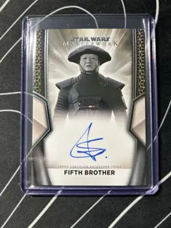 2025 Topps Star Wars Masterwork Sung Kang as Fifth Brother On Card Auto #A-FB - Image 1