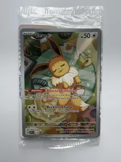 Pokemon TCG Eevee SVP 173 Prismatic Evolutions Black Star Promo Sealed - Image 1