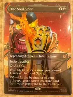 The Soul Stone (Borderless) Marvel's Spider-Man Foil - Image 1