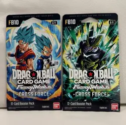 2x Dragon Ball Super Fusion World FB10 Cross Force Booster Pack English - Image 1