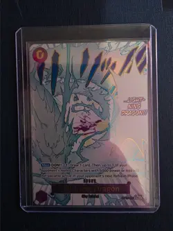 Lightning Dragon (Alternate Art) OP15-077 Adventure on Kami's Island Foil - Image 1