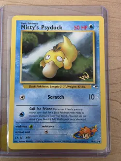 Misty's Psyduck [W Stamped] Promo WoTC Promo 054/132 LP - Image 1