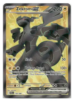 Zekrom ex [BLK - 158/086] Holofoil Pokemon NM - Image 1