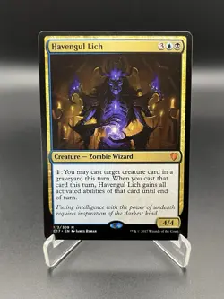 Havengul Lich 173/309 Commander 2017 MTG Magic The Gathering Mythic NM - Image 1