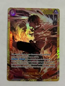 Bandai One Piece Portgas D Ace OP16-118 SEC English - Image 1