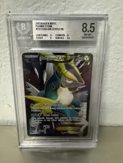 Cobalion EX (133 Full Art) 133/135 Plasma Storm Holo BGS 8.5 - Image 1