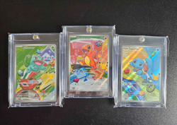 Pokemon First Partner Illustration Collection Series 1 Kanto Set of 3 Cards - Image 1