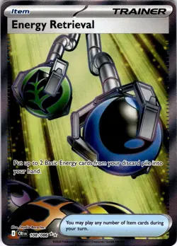 Energy Retrieval Holo Ultra Rare ME04: Chaos Rising 108/086 NM - Image 1