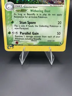 Pokemon TCG Beautifly EX Ruby and Sapphire Holo Card 2/109 Rare - LP+ - Image 3