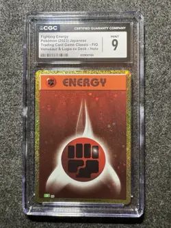 CGC 9 Fighting Energy FIG 2023 Trading Card Game Classic Japanese Holo - Image 1