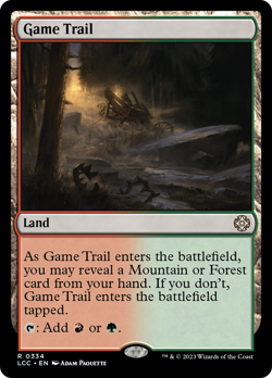 Game Trail - 334 - Commander: The Lost Caverns of Ixalan- Near Mint - MTG - Image 1