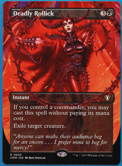 Deadly Rollick (Borderless) Commander Masters MINT (502773) ABUGames - Image 1