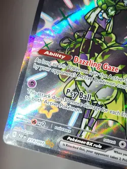 Espathra ex 214/091 Full Art Shiny Paldean Fates Pokemon TCG - Image 5