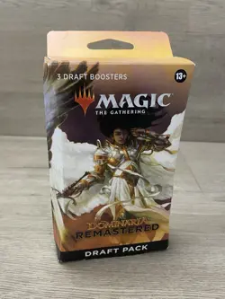 Magic The Gathering Dominaria Remastered (3) Draft Booster Pack Sealed - Image 2