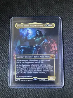 Doctor Doom, King of Latveria (Borderless) Commander: Marvel Super Heroes 6 NM M - Image 1