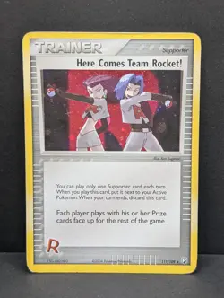 Here Comes Team Rocket! 111/109 Returns Holo Secret Rare Pokemon TCG Nintendo MP - Image 1