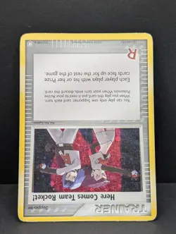 Here Comes Team Rocket! 111/109 Returns Holo Secret Rare Pokemon TCG Nintendo MP - Image 4