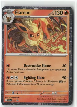 Flareon (Cosmos Holo), Pokemon SV: Scarlet & Violet Promo Cards Promo, 167 NM - Image 1