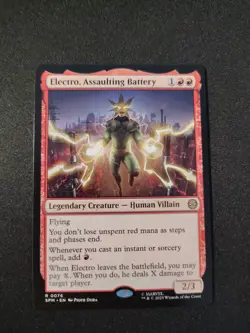 Electro, Assaulting Battery - Marvel's Spider-Man- (Foil)(NM) - Image 1