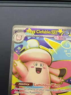 Mega Clefable ex 103/088 Me03: Perfect Order Holo Pokemon - Image 2
