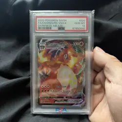 Pokemon Charizard VMAX Darkness Ablaze Full Art #020 PSA 10 Gem Mint - Image 1