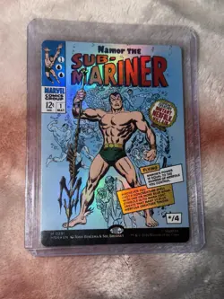 Namor The Sub-Mariner (Borderless) [Marvel Super Heroes] Foil NM - Image 1