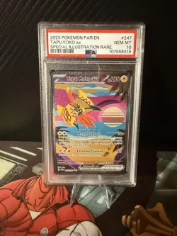 2023 Pokemon Par En Tapunkoko Ex Special Illustration Rare PSA Gem Mint 10 - Image 1