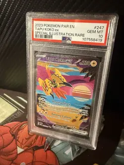 2023 Pokemon Par En Tapunkoko Ex Special Illustration Rare PSA Gem Mint 10 - Image 2