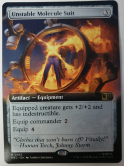 Unstable Molecule Suit - Extended - MTG Marvel Super Heroes Commander 0457 NM - Image 1
