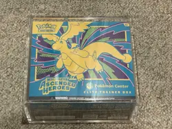 Pokemon Ascended Heroes ETB Pokemon Center Exclusive - Case Included - Image 1